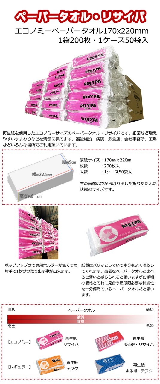 ペーパータオルリサイパ